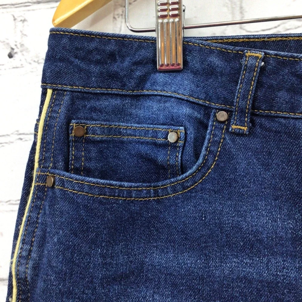 Boden The Edinburgh Jean Womens‎ Sz 12 Dark Wash Slim